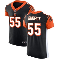 Nike Bengals #55 Vontaze Burfict Black Team Color Mens Stitched NFL Vapor Untouchable Elite Jersey