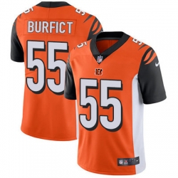 Nike Bengals #55 Vontaze Burfict Orange Alternate Mens Stitched NFL Vapor Untouchable Limited Jersey