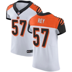 Nike Bengals #57 Vincent Rey White Mens Stitched NFL Vapor Untouchable Elite Jersey