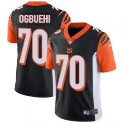 Nike Bengals #70 Cedric Ogbuehi Black Team Color Mens Stitched NFL Vapor Untouchable Limited Jersey