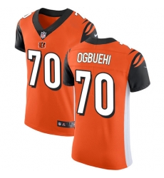 Nike Bengals #70 Cedric Ogbuehi Orange Alternate Mens Stitched NFL Vapor Untouchable Elite Jersey