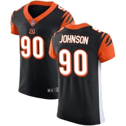 Nike Bengals #90 Michael Johnson Black Team Color Mens Stitched NFL Vapor Untouchable Elite Jersey