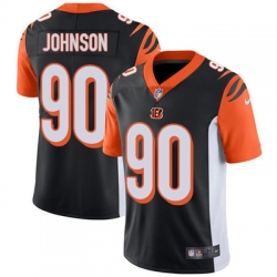 Nike Bengals #90 Michael Johnson Black Team Color Mens Stitched NFL Vapor Untouchable Limited Jersey