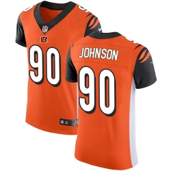 Nike Bengals #90 Michael Johnson Orange Alternate Mens Stitched NFL Vapor Untouchable Elite Jersey
