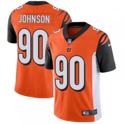 Nike Bengals #90 Michael Johnson Orange Alternate Mens Stitched NFL Vapor Untouchable Limited Jersey