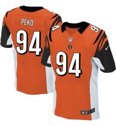 Nike Bengals #94 Domata Peko Orange Alternate Mens Stitched NFL Elite Jersey