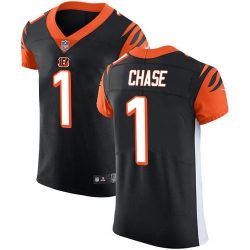 Nike Cincinnati Bengals 1 Ja 27Marr Chase Black Team Color Men Stitched NFL Vapor Untouchable Elite Jersey