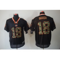 Nike Cincinnati Bengals 18 A.J. Green Black Elite Camo Fashion NFL Jersey