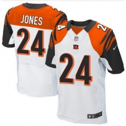 Nike Cincinnati Bengals #24 Adam Jones White Mens Stitched NFL Elite Jersey