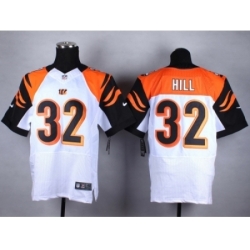 Nike Cincinnati Bengals 32 Jeremy Hill White Elite NFL Jersey