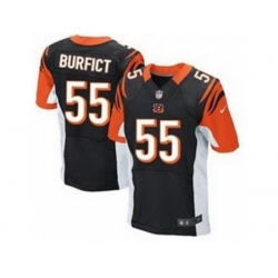 Nike Cincinnati Bengals 55 Vontaze Burfict Black Elite NFL Jersey