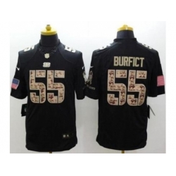 Nike Cincinnati Bengals 55 Vontaze Burfict Black Limited Salute to Service NFL Jersey