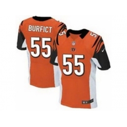 Nike Cincinnati Bengals 55 Vontaze Burfict Orange Elite NFL Jersey