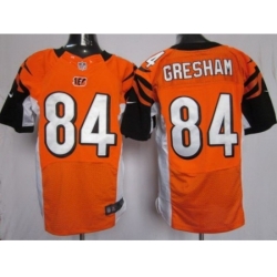Nike Cincinnati Bengals 84 Jermaine Gresham Orange Elite NFL Jersey