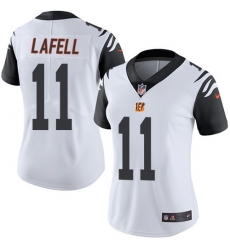 Nike Bengals #11 Brandon LaFell White Womens Stitched NFL Limited Rush Jersey