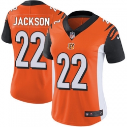 Nike Bengals #22 William Jackson Orange Alternate Womens Stitched NFL Vapor Untouchable Limited Jersey