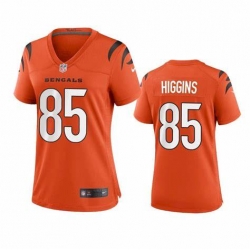 Women Nike Bengals 85 Tee Higgins Orange 2020 NFL Draft First Round Pick Vapor Untouchable Limited Jersey