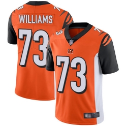 Bengals 73 Jonah Williams Orange Alternate Youth Stitched Football Vapor Untouchable Limited Jersey