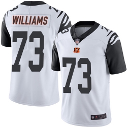 Bengals 73 Jonah Williams White Youth Stitched Football Limited Rush Jersey