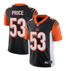 Nike Bengals #53 Billy Price Black Team Color Youth Stitched NFL Vapor Untouchable Limited Jersey