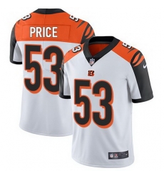 Nike Bengals 53 Billy Price White Youth Vapor Untouchable Limited Jersey