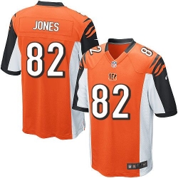 Nike Bengals #82 Marvin Jones Orange Alternate Youth Stitched NFL Elite Jersey