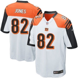 Nike Bengals #82 Marvin Jones White Youth Stitched NFL Elite Jersey