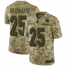 Youth Nike Cincinnati Bengals 25 Giovani Bernard Limited Camo 2018 Salute to Service NFL Jersey