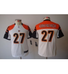 Youth Nike Cincinnati Bengals 27 Dre Kirkpatrick White Color[Youth Limited Jerseys]