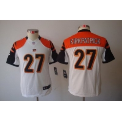 Youth Nike Cincinnati Bengals 27 Dre Kirkpatrick White Color[Youth Limited Jerseys]