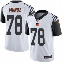 Youth Nike Cincinnati Bengals 78 Anthony Munoz Limited White Rush Vapor Untouchable NFL Jersey