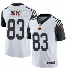 Youth Nike Cincinnati Bengals 83 Tyler Boyd Limited White Rush Vapor Untouchable NFL Jersey