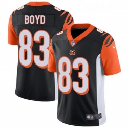 Youth Nike Cincinnati Bengals 83 Tyler Boyd Vapor Untouchable Limited Black Team Color NFL Jersey