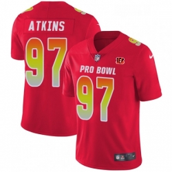 Youth Nike Cincinnati Bengals 97 Geno Atkins Limited Red 2018 Pro Bowl NFL Jersey