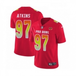 Youth Nike Cincinnati Bengals 97 Geno Atkins Limited Red AFC 2019 Pro Bowl NFL Jersey