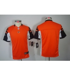 Youth Nike Cincinnati Bengals Blank Orange Color[Youth Limited Jerseys]