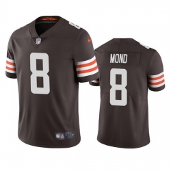 Men's Cleveland Browns #8 Kellen Mond Brown Vapor Untouchable Limited Stitched Jersey