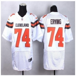 New Cleveland Browns #74 Cameron Erving White Men Stitched NFL New Elite Jersey