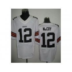 Nike Cleveland Browns 12 Colt Mccoy White Elite NFL Jersey