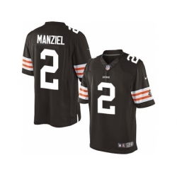 Nike Cleveland Browns 2 Johnny Manziel Brown Limited NFL Jersey