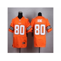 Nike cleveland browns 80 Dwayne Bowe Orange Elite NFL Jersey