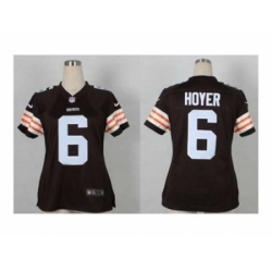 Nike Women Jerseys Cleveland Browns #6 Hoyer brown