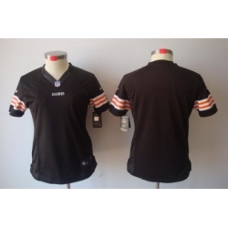 Women Nike NFL Cleveland Browns Blank Brown Color[NIKE LIMITED Jersey]