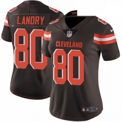 Womens Nike Cleveland Browns 80 Jarvis Landry Brown Team Color Vapor Untouchable Limited Player NFL Jersey