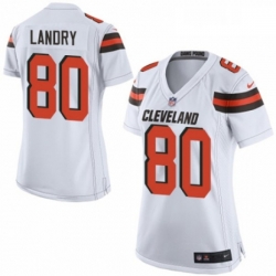 Womens Nike Cleveland Browns 80 Jarvis Landry Game White NFL Jersey