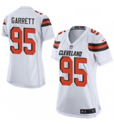 Womens Nike Cleveland Browns 95 Myles Garrett Game White NFL Jersey