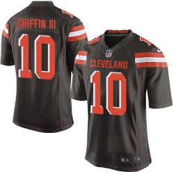 Nike Browns #10 Robert Griffin III Brown Team Color Youth Stitched NFL jersey