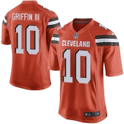 Nike Browns #10 Robert Griffin III Orange Alternate Youth Stitched NFL New jersey