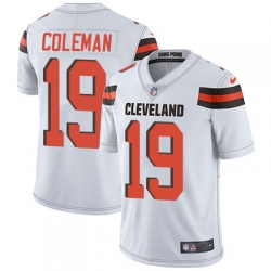 Nike Browns #19 Corey Coleman White Youth Stitched NFL Vapor Untouchable Limited Jersey
