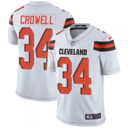 Nike Browns #34 Isaiah Crowell White Youth Stitched NFL Vapor Untouchable Limited Jersey